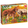 Puzzle Jumbo cavalli nel torrente da 500 pezzi Jumbo - 1