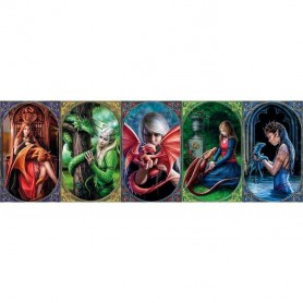 Puzzle Clementoni Panorama Amistad de Dragones 1000 Piezas Clementoni - 1