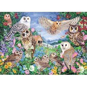 Puzzle Falcon Buhos en el Bosque de 1000 Piezas Falcon - 1