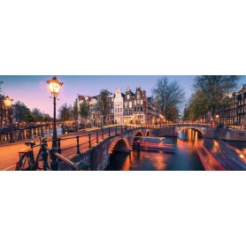 Puzzle Ravensburger Atardecer en Amsterdam de 1000 Piezas Ravensburger - 1
