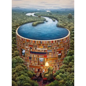 Puzzle Clementoni Bibliodame 1000 pezzi Clementoni - 1