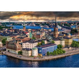 Puzzle Ravensburger Stoccolma, Svezia di 1000 pezzi Ravensburger - 1
