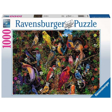 Puzzle Ravensburger Uccelli d'arte 1000 pezzi Ravensburger - 1