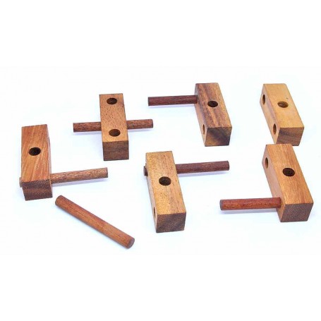 Leonardo Puzzle - Cubo con chiodi Logica Giochi - 1