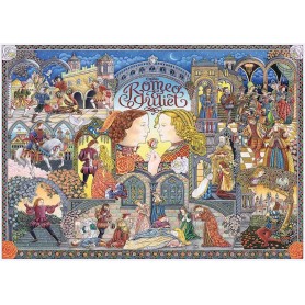 Puzzle Ravensburger Romeo e Giulietta 1000 pezzi Ravensburger - 1