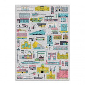 Puzzle cloudberries Buildings di 500 pezzi Cloudberries - 1