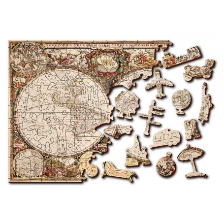 Puzzle Wooden City Mappa del mondo antico Wooden City - 1