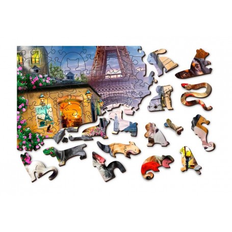 Puzzle Wooden City Cani a Parigi Wooden City - 1