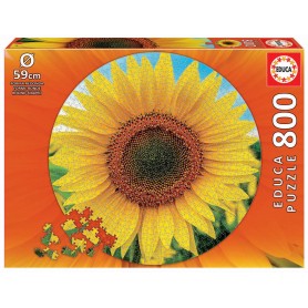 Puzzle Educa Girasole rotondo 800 pezzi Puzzles Educa - 1