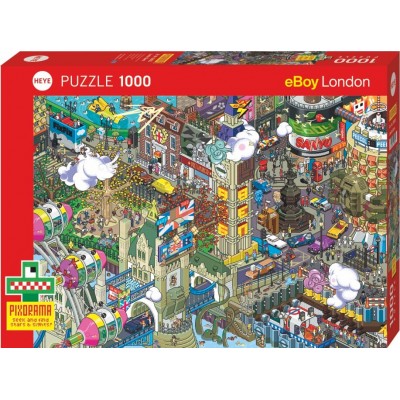 Puzzle Heye Cerca a Londra per 1000 Pezzi Heye - 1
