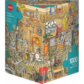 Puzzle Heye Maniaco della musica da 1000 pezzi Heye - 1