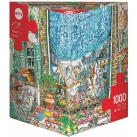 Puzzle Heye La mente dell'artista da 1000 pezzi Heye - 1
