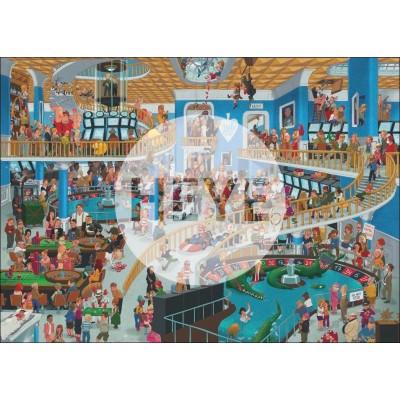 Puzzle Heye Casinò caotico da 1000 pezzi Heye - 1