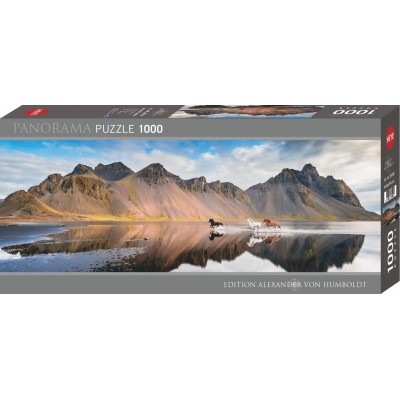 Puzzle Heye Cavalli panoramici dell'Islanda 1000 pezzi Heye - 1