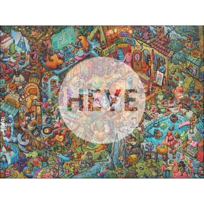 Puzzle Heye Divertimento con gli amici 1500 pezzi Heye - 1