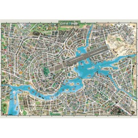 Puzzle Heye La città di Pop 2000 pezzi Heye - 1