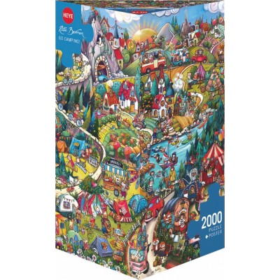 Puzzle Heye Vai in campeggio! di 2000 pezzi Heye - 1