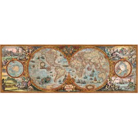 Puzzle Heye Mappa panoramica dell'emisfero di 6000 pezzi Heye - 1