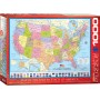 Puzzle Eurographics Mapa de los Estados Unidos de América 1000 Piezas Eurographics - 1