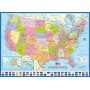 Puzzle Eurographics Mapa de los Estados Unidos de América 1000 Piezas Eurographics - 2