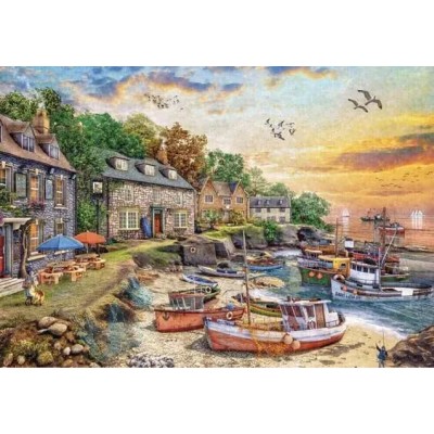 Puzzle Falcon Cottage del porto di 1000 pezzi