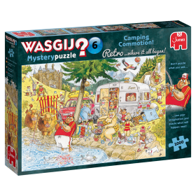 Puzzle Jumbo Wasgij Mystery 6 Commozione da campeggio di 1000 pezzi Jumbo - 1