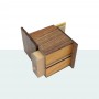 Yosegi 2 Sun 4 stadio scatola giapponese con cassetto Oka Craft - 6