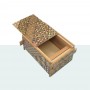 Scatola Puzzle Giapponese Yosegi 4 Sun 14 Passaggi Oka Craft - 2
