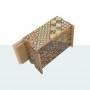 Scatola Puzzle Giapponese Yosegi 4 Sun 14 Passaggi Oka Craft - 4