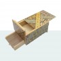 Yosegi 5 Sun 10 stadio scatola giapponese con cassetto Oka Craft - 2