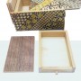 Yosegi 5 Sun 10 stadio scatola giapponese con cassetto Oka Craft - 4