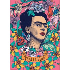 Puzzle Educa Viva la Vida, Frida Kahlo 500 Pezzi Puzzles Educa - 2