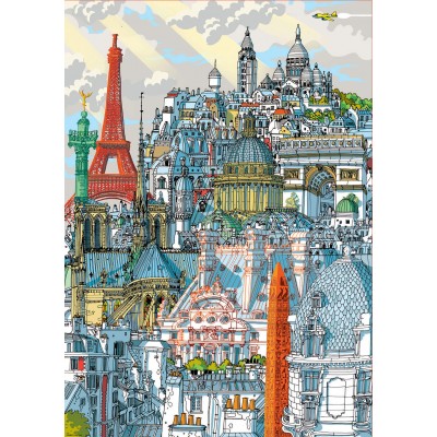 Puzzle Educa Parigi di 1000 pezzi Puzzles Educa - 1