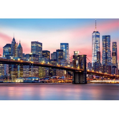 Puzzle Educa Ponte di Brooklyn effetto neon 1000 pezzi Puzzles Educa - 1