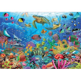 Puzzle Educa Tartarughe in paradiso 1000 pezzi Puzzles Educa - 1