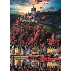 Puzzle Clementoni Castello di Zamek Cochem 1000 pezzi Clementoni - 1