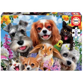 Puzzle Educa Animali da selfie 200 pezzi Puzzles Educa - 1