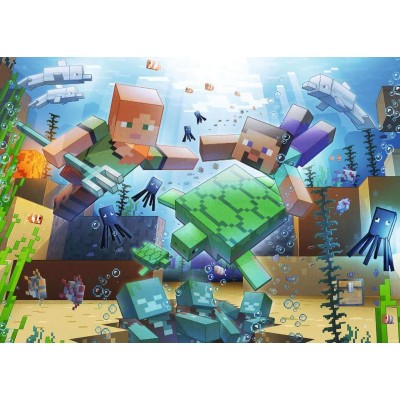 Puzzle Ravensburger Minecraft Mosaico 1000 Pezzi Ravensburger - 1