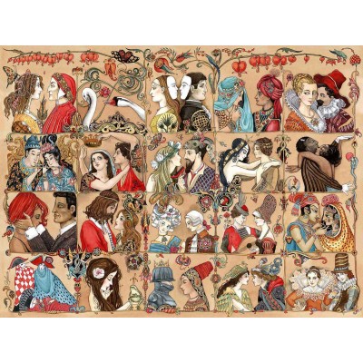Puzzle Ravensburger L'amore attraverso gli anni di 1500 pezzi Ravensburger - 1