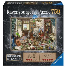 Puzzle Escape Ravensburger Studio d'artista di 759 pezzi - Ravensburger