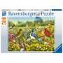 Puzzle Ravensburger Uccelli nel Prado di 500 pezzi Ravensburger - 2