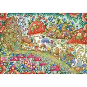 Puzzle Ravensburger Case di funghi floreali da 1000 pezzi Ravensburger - 1