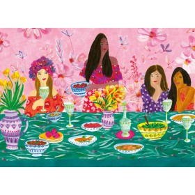 Puzzle Ravensburger Pranzo femminile di 1000 pezzi Ravensburger - 1