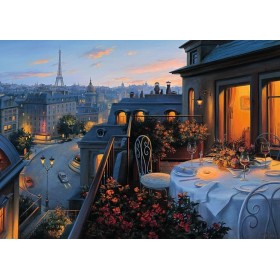 Puzzle Ravensburger Balcone a Parigi di 1000 pezzi Ravensburger - 1
