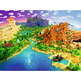 Puzzle Ravensburger Minecraft 1500 pezzi Ravensburger - 1
