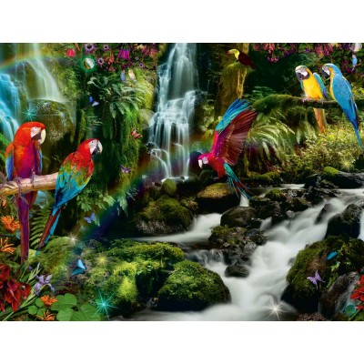Puzzle Ravensburger Paradiso dei pappagalli 2000 pezzi Ravensburger - 1
