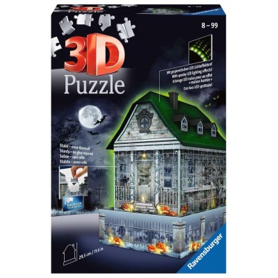 Puzzle 3D Ravensburger Edizione Notte della Casa Stregata di 216 pezzi Ravensburger - 1