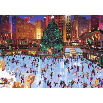 Puzzle Ravensburger Rockefeller Center Natale 1000 pezzi Ravensburger - 1