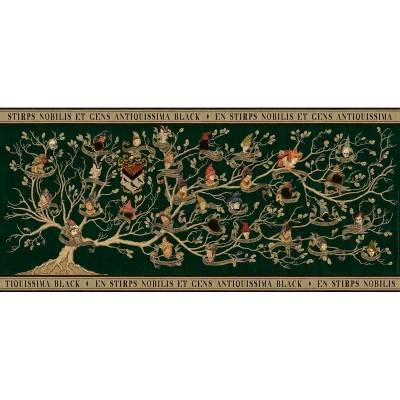 Puzzle Ravensburger Albero di famiglia panoramico di Harry Potter 2000 pezzi Ravensburger - 1