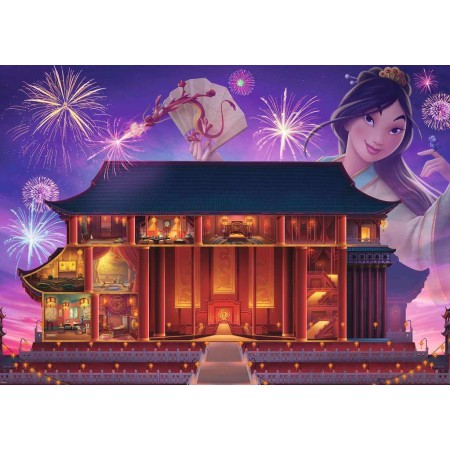 Puzzle Ravensburger Castelli Disney: Mulan 1000 Pezzi Ravensburger - 1